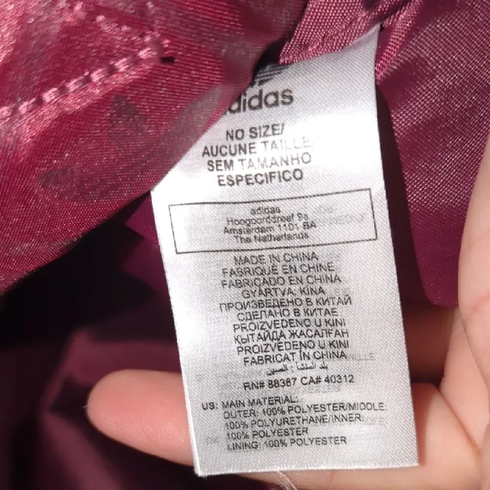 Adidas Magenta Backpack Felt Detail Rare
